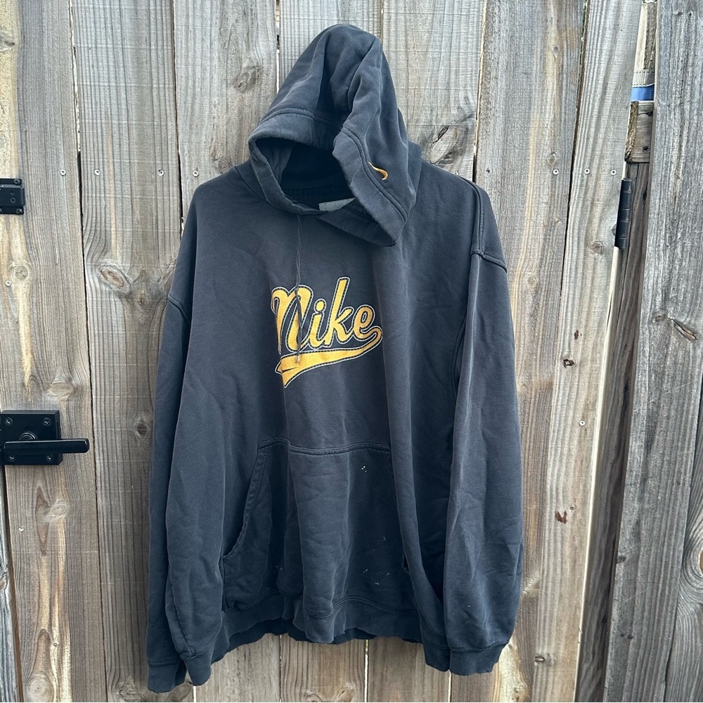 Vintage Nike Hoodie with Gold Script Size 2X